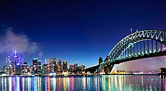 Panorama del porto di Sydney.