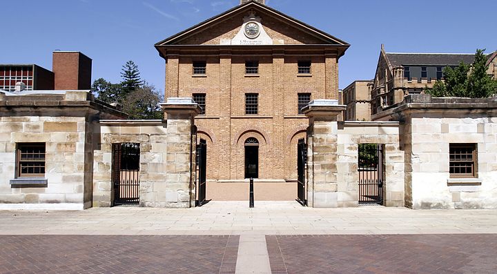 L'edificio storico delle Hyde Park Barracks a Sydney.