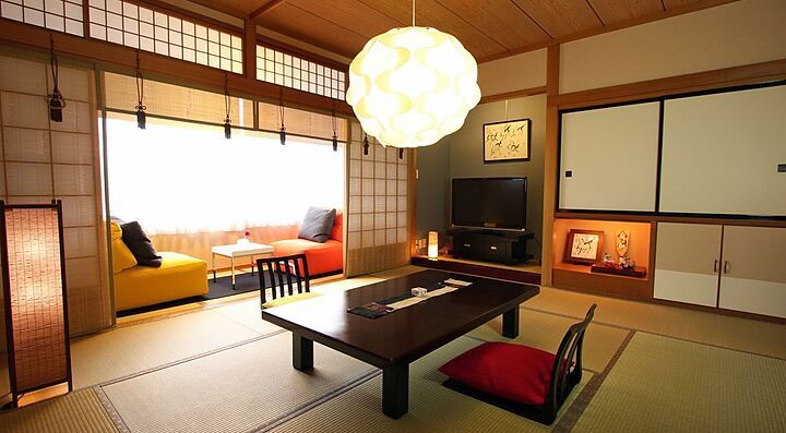 Stanza tradizionale al Ryokan Oyado Koto no yume di Takayama.
