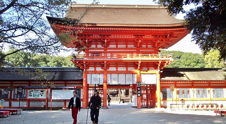 L'ingresso dei Santuari Kamo e Shimogamo.