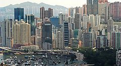 I grattacieli della zona di Causeway Bay.