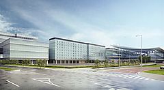 Il Royal Park Hotel all'aeroporto di Haneda.
