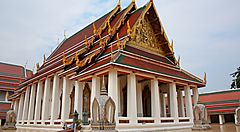 Il tempio Wat Saket.