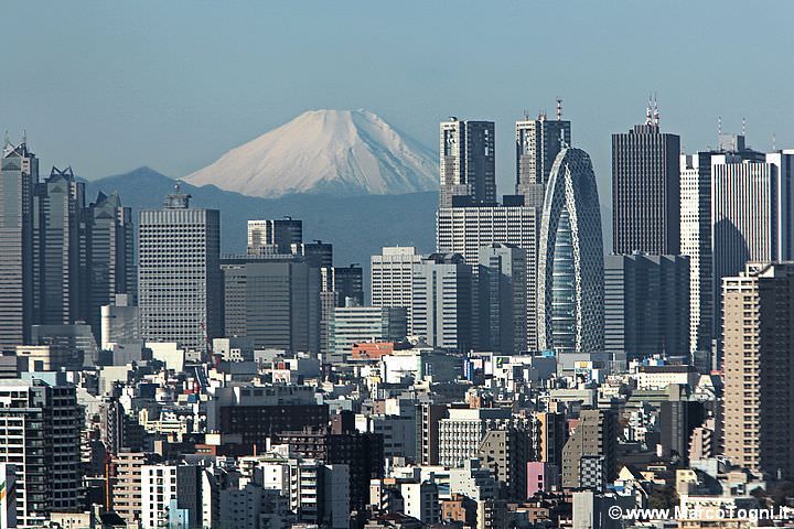 il Fuji da Tokyo