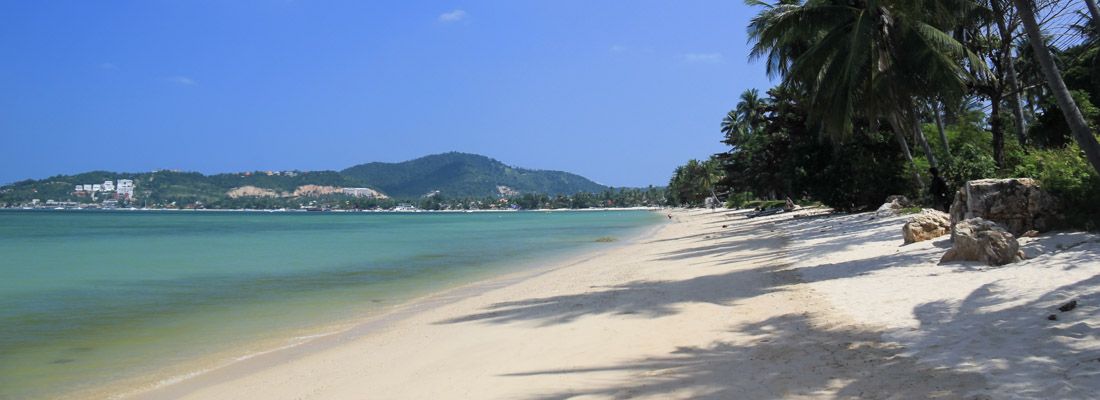 La spiaggia Bophut Beach.