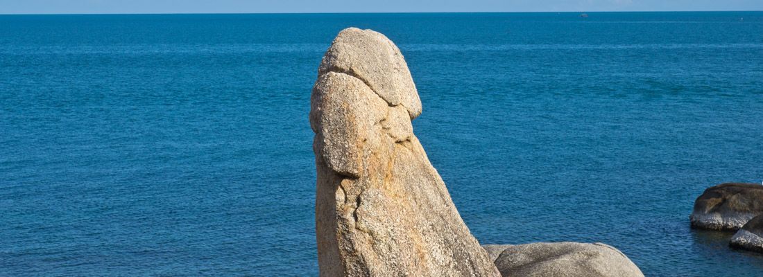 Le rocce della fertilità a Phuket.