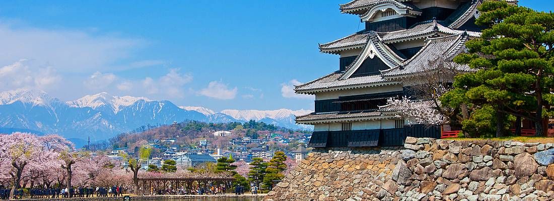 Il castello di Matsumoto.