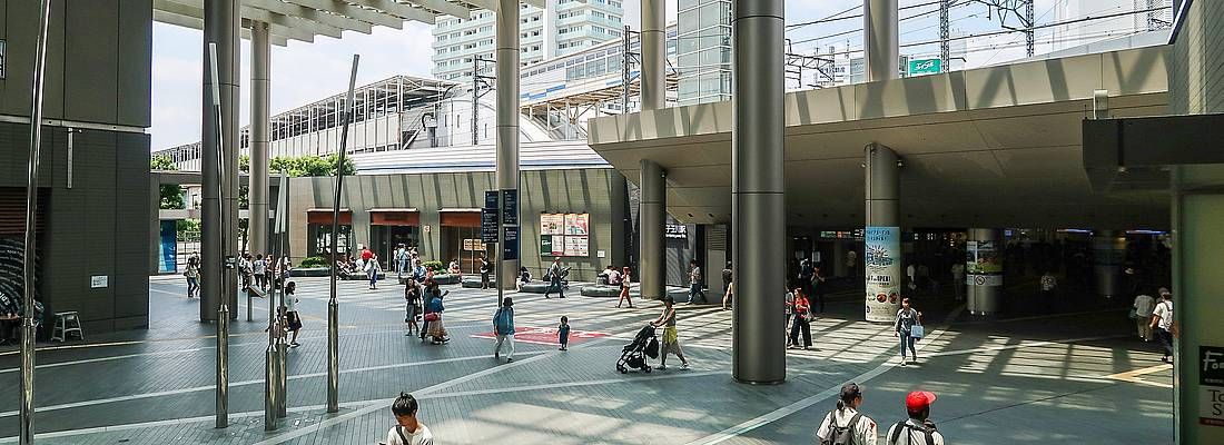 Centro commerciale nei pressi della stazione di Futako Tamagawa.