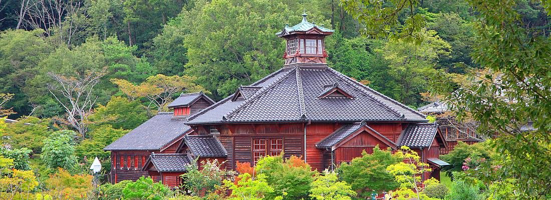 Costruzione tradizionale a Meiji Mura.