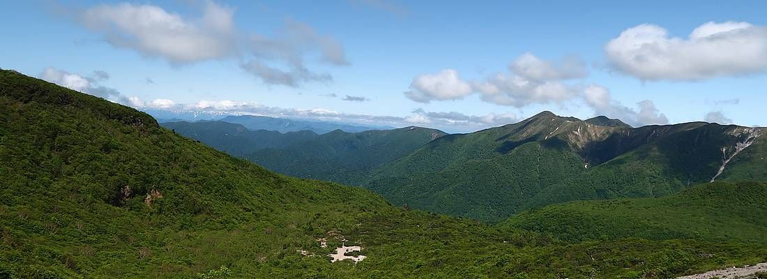 Foreste incontaminate a Nasu Shiobara, nei pressi del vulcano.