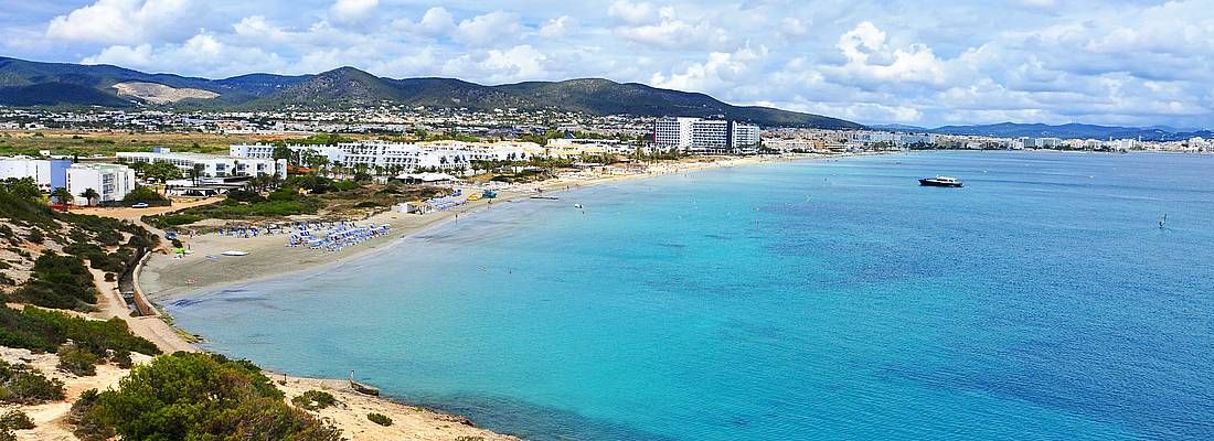 Il mare di Ibiza.