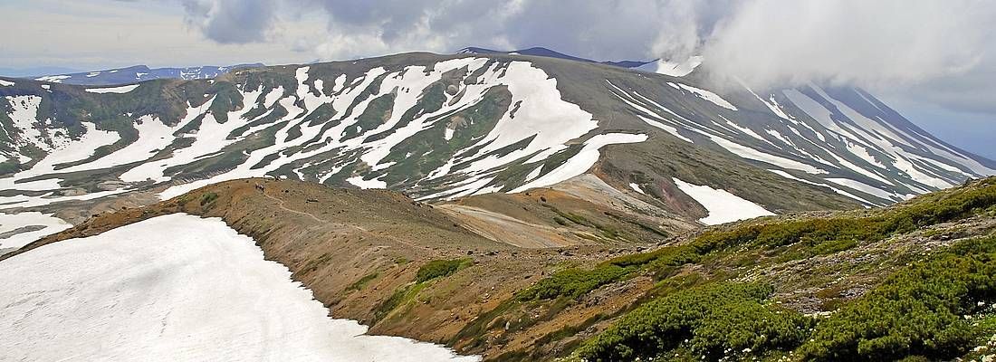 Le montagne intorno ad Asahidake Onsen.