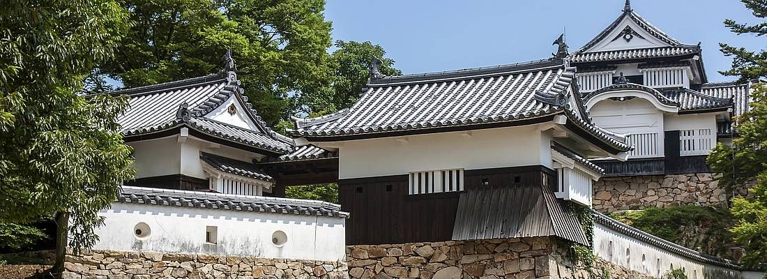 Il castello di Bitchu Matsuyama, sulle montagne di Okayama.