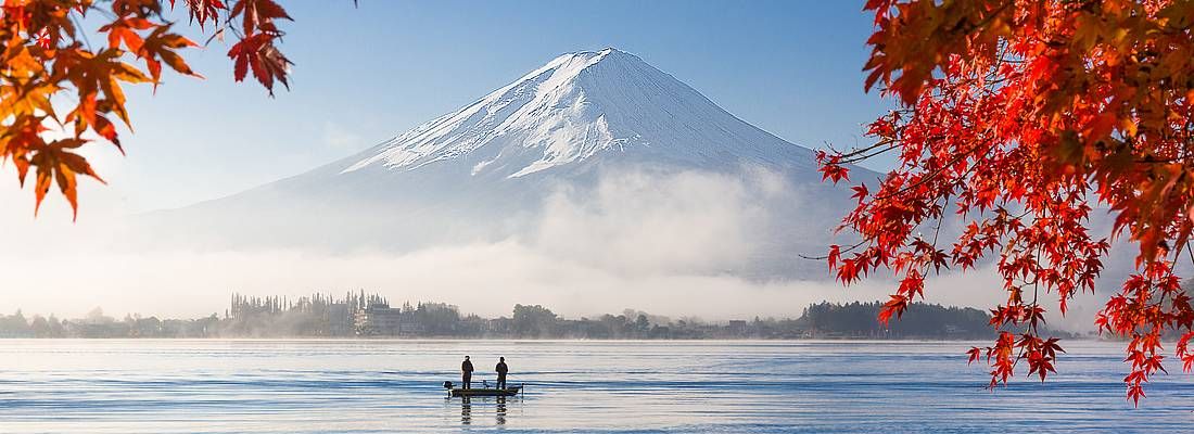 Il Monte Fuji in autunno.