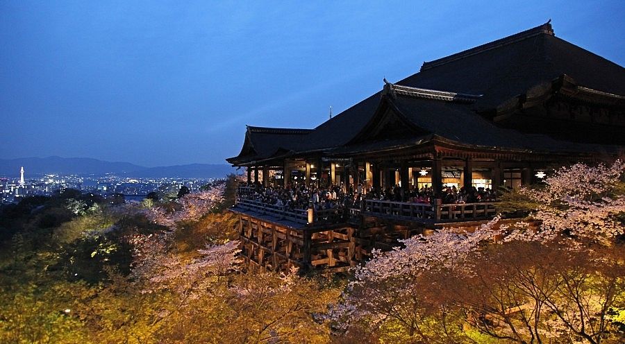 Il tempio Kiyomizu-dera a Kyoto