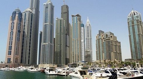I grattacieli di Dubai Marina.