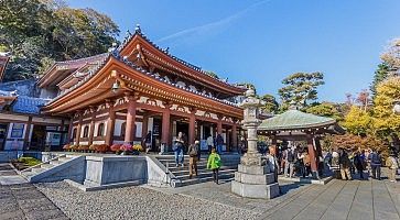 Il tempio Hasedera di Kamakura.