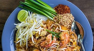 Cibo thailandese al ristorante Ban Thai.