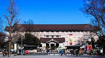 Il Museo Nazionale, al Parco di Ueno.