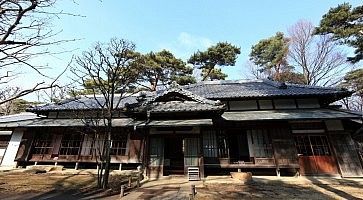 Casa tradizionale giapponese, presso l'Edo Tokyo Open Air Museum.