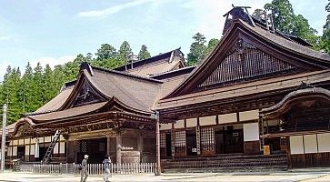 Il tempio di Kongobu-ji.