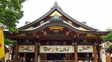 Il santuario Yushima Tenjin a Tokyo.