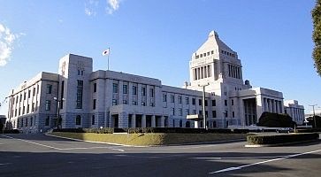 Il Palazzo Nazionale della Dieta, a Tokyo.