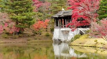 La Villa Imperiale Shugakuin in autunno.