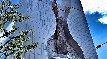 L'edificio Namba Hips a Dotonbori.