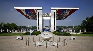 Il monumento principale del Parco Olimpico di Seoul.