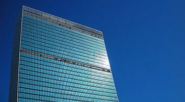Il palazzo delle Nazioni Unite.