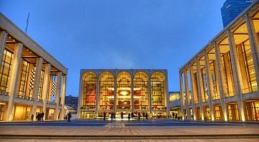 Il Lincoln Center a Manhattan.