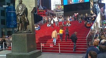 Le scale a Duffy Square.