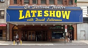 L'ingresso dell'Ed Sullivan Theatre.