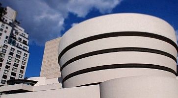 L'esterno del Guggenheim Museum.