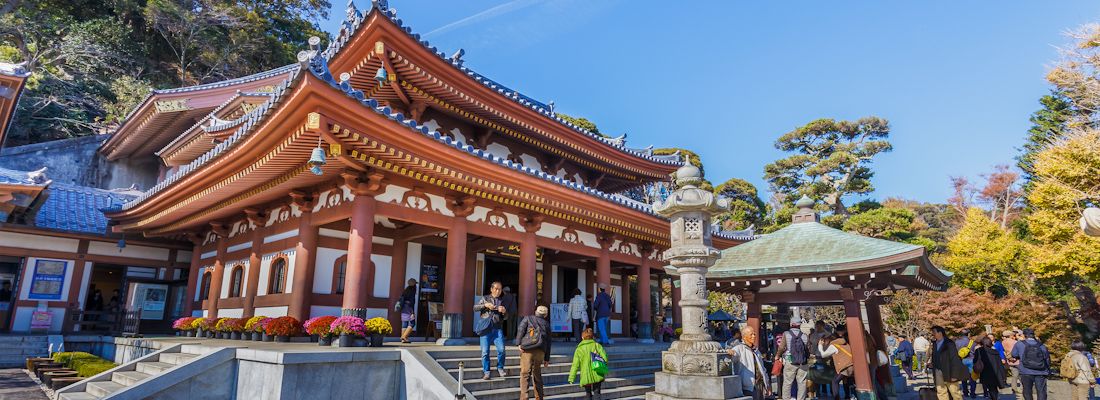 Il tempio Hasedera di Kamakura.