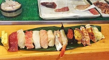 Sushi misto da Sushi Maru.