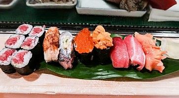 Sushi misto da Iso Sushi.
