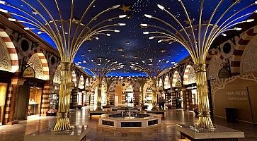 L'interno del Gold Souk di Dubai.