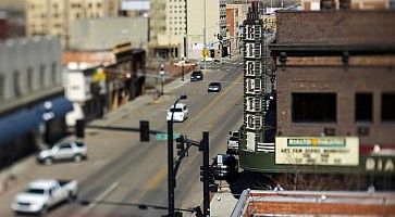 La città di Casper, nel Wyoming.