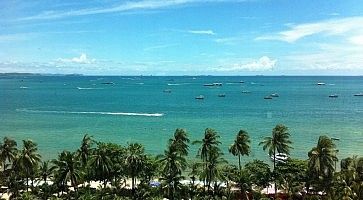 Una spiaggia vicina a Bangkok.