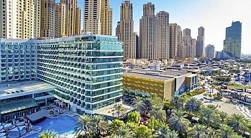 L'hotel Hilton Dubai Jumeirah Beach.