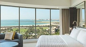 Stanza all'hotel Le Royal Meridien beach resort e SPA a Dubai.