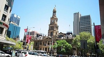 La Sydney Town Hall.