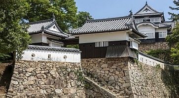 Il castello di Bitchu Matsuyama, sulle montagne di Okayama.