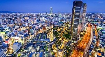 Namba District of Osaka, Japan