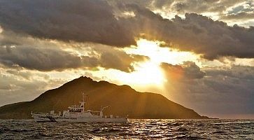 Panorama delle Isole Senkaku.