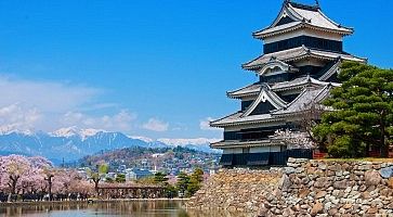 Il castello di Matsumoto.