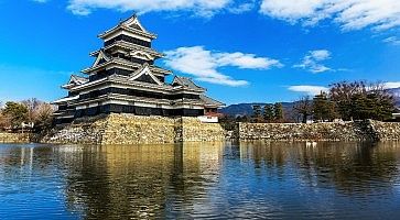 Il castello di Matsumoto.