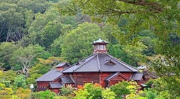 Costruzione tradizionale a Meiji Mura.